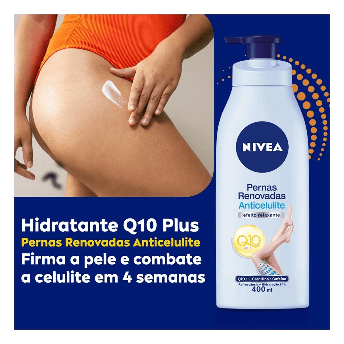 Loção Corporal Nivea Q10 Pernas Renovadas Anticelulite 400ml — imagem 2 | Farmácia Resyla