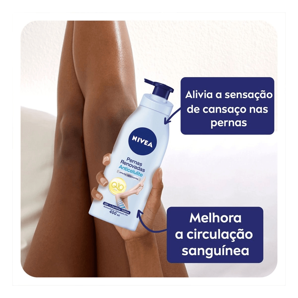 Loção Corporal Nivea Q10 Pernas Renovadas Anticelulite 400ml — imagem 3 | Farmácia Resyla