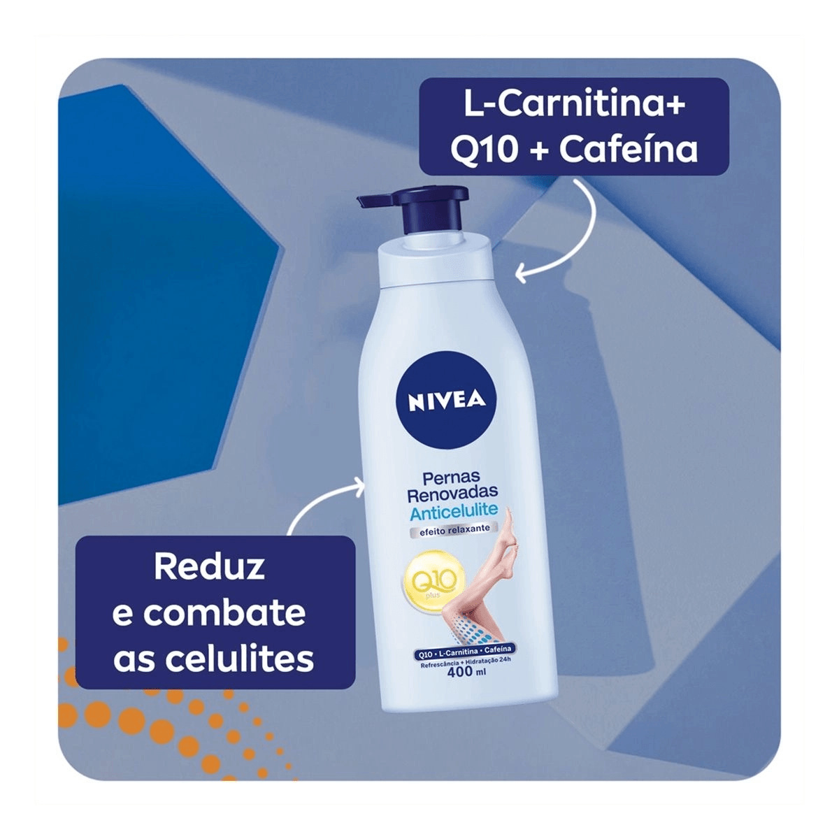 Loção Corporal Nivea Q10 Pernas Renovadas Anticelulite 400ml — imagem 4 | Farmácia Resyla