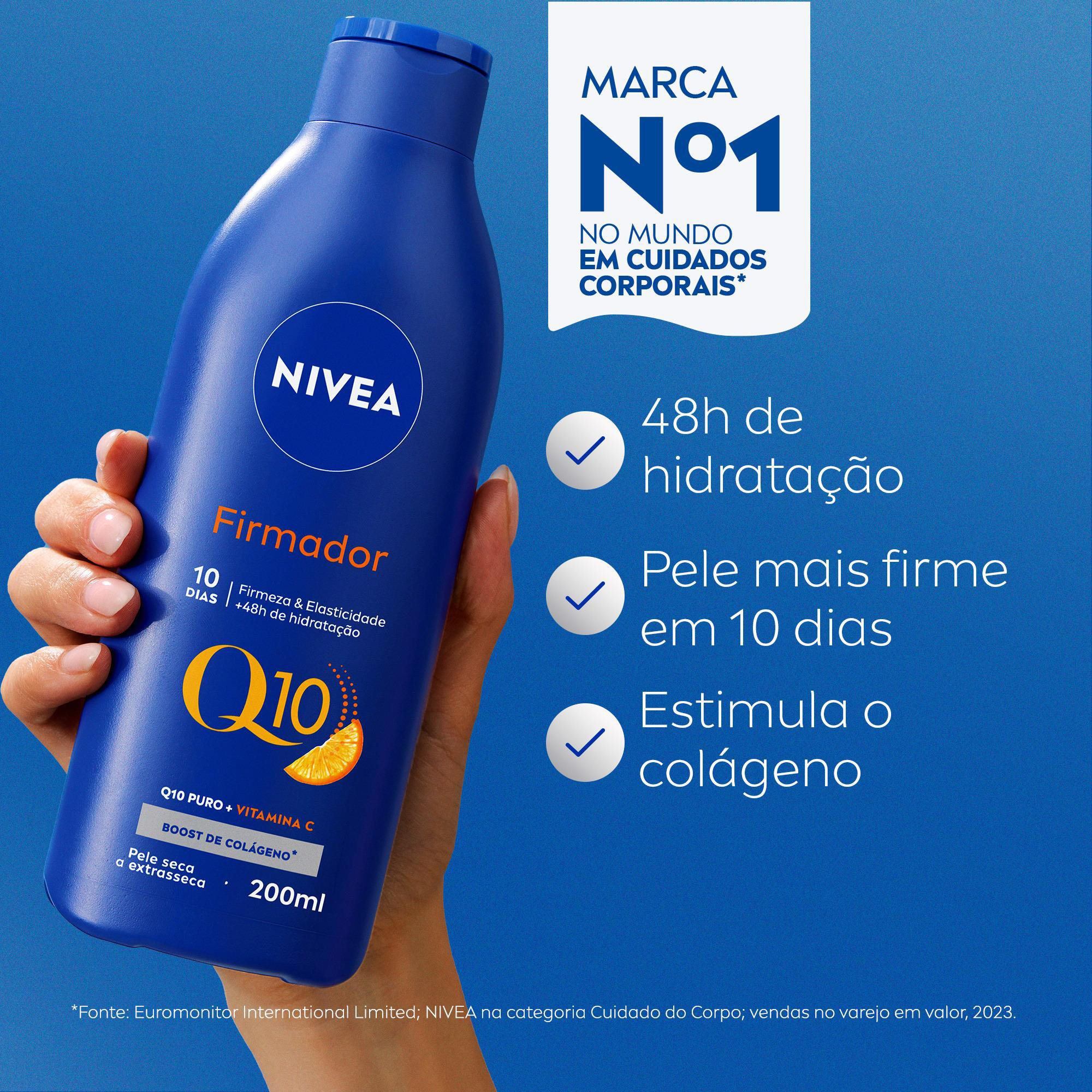 Loção Corporal Nivea Q10 + Vitamina C Firmador Pele Seca 200ml — imagem 2 | Farmácia Resyla