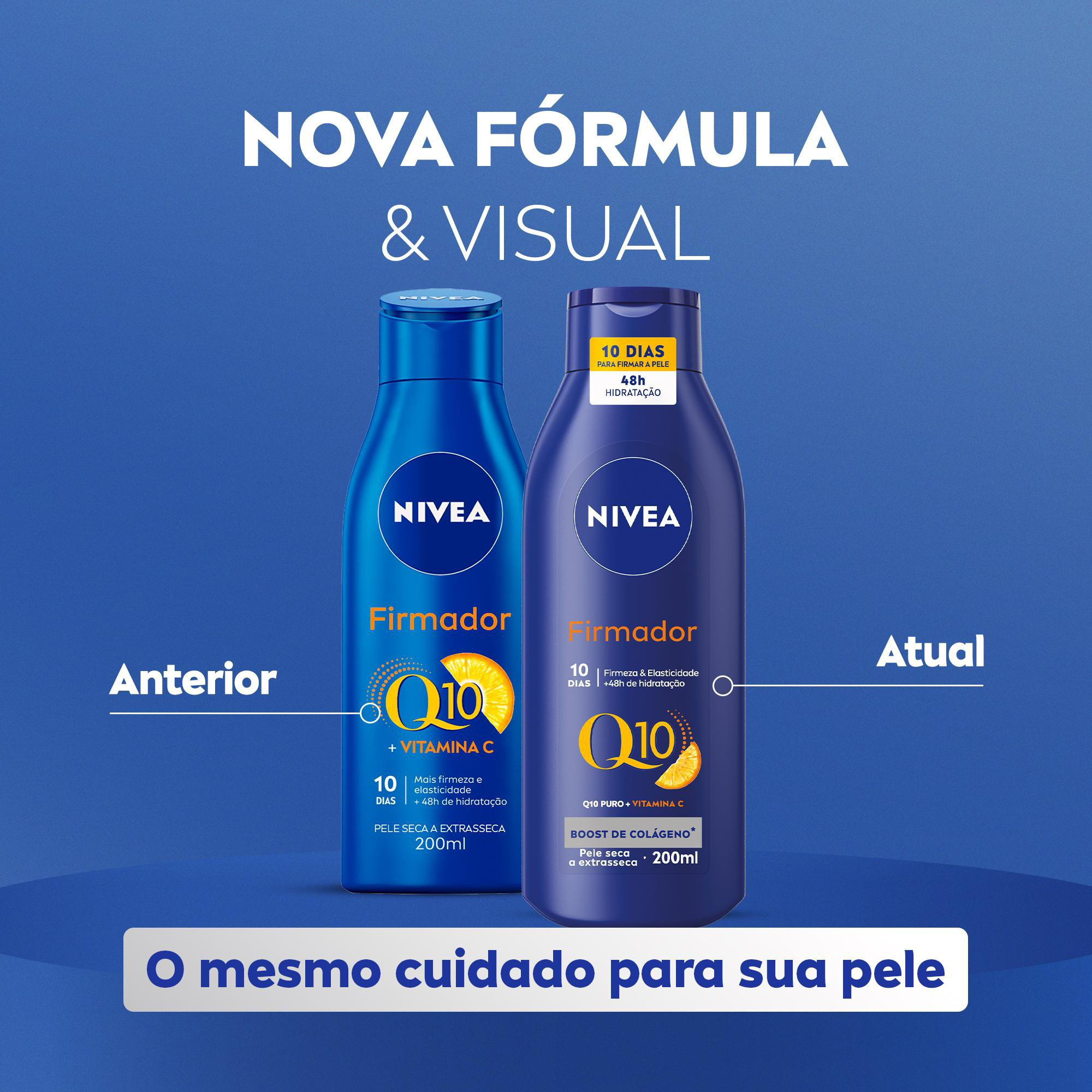Loção Corporal Nivea Q10 + Vitamina C Firmador Pele Seca 200ml — imagem 4 | Farmácia Resyla