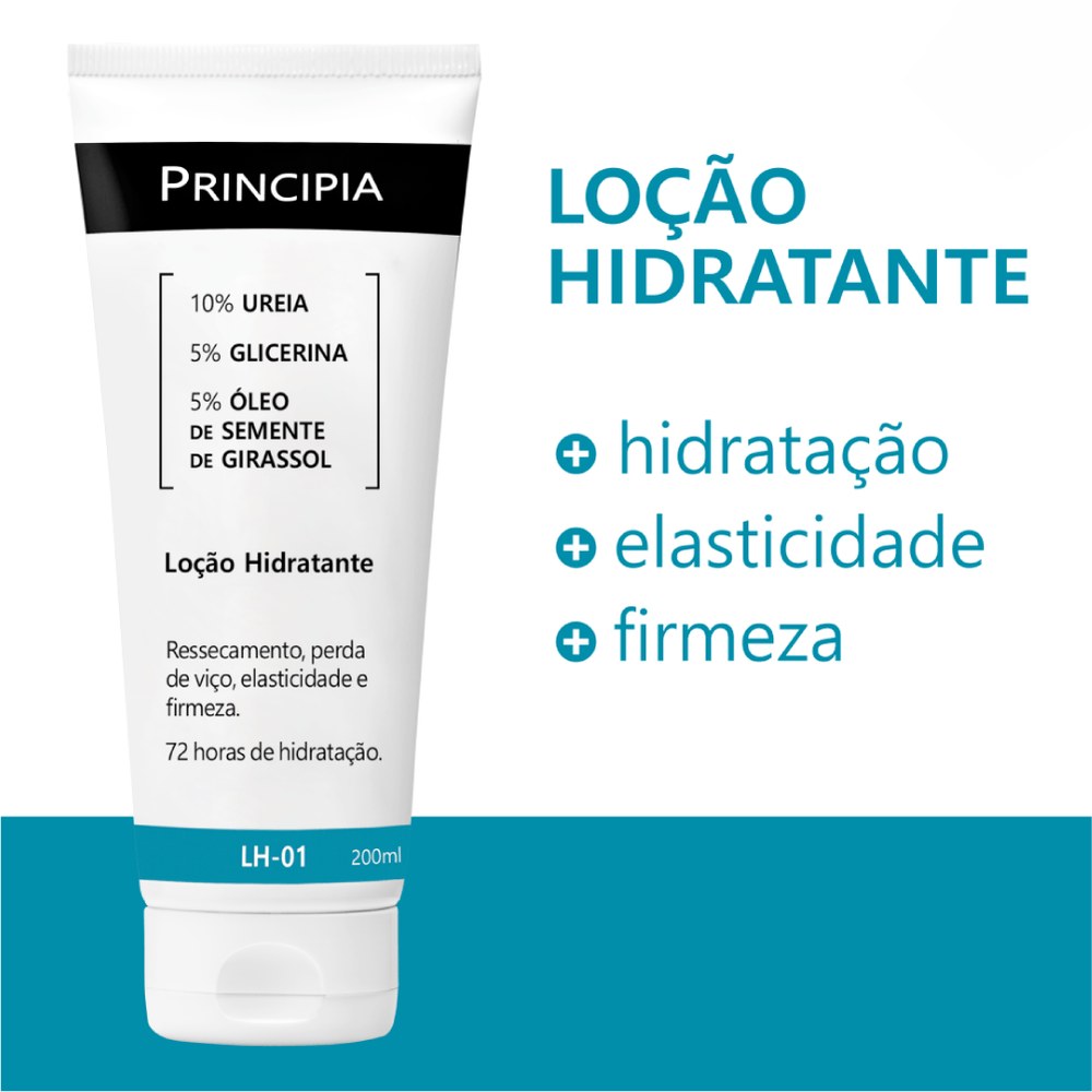 Loção Corporal Principia LH-01 Hidratante com Ureia 10% 200ml — imagem 3 | Farmácia Resyla