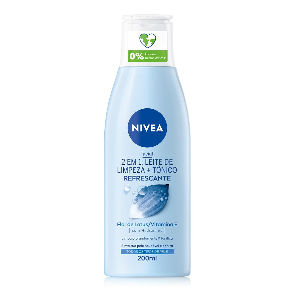 Loção Facial Nivea Visage Leite de Limpeza e Tônico 2 em 1 200ml — Nivea | Farmácia Resyla