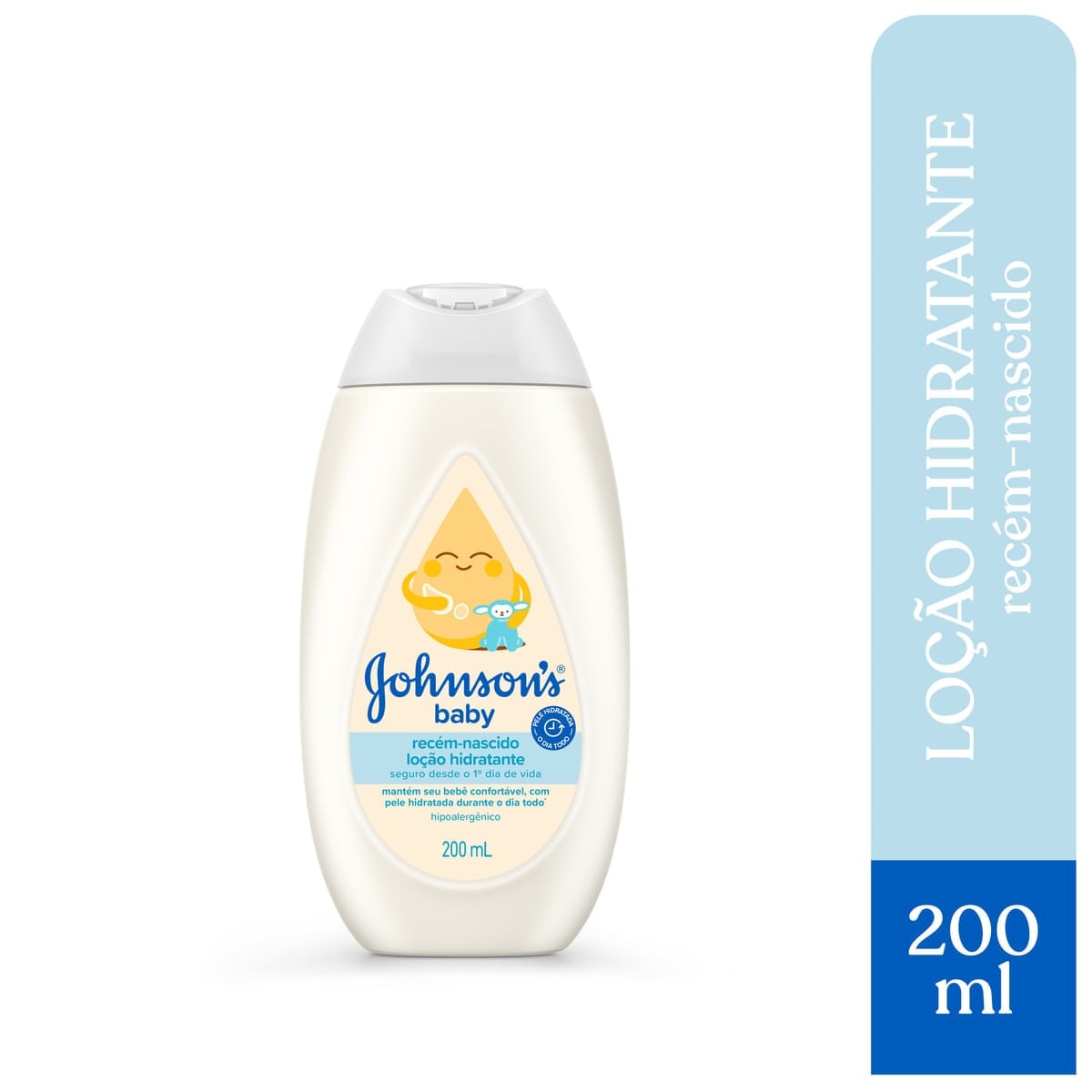 Loção Hidratante Infantil Johnson's Baby Recém-nascido Hipoalergênica 200ml — Johnsons Baby | Farmácia Resyla