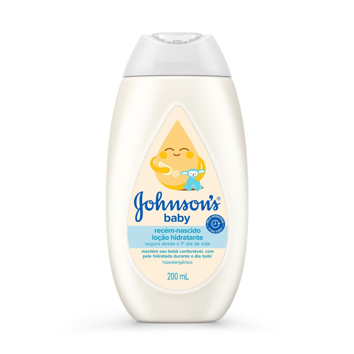 Loção Hidratante Infantil Johnson's Baby Recém-nascido Hipoalergênica 200ml — imagem 3 | Farmácia Resyla