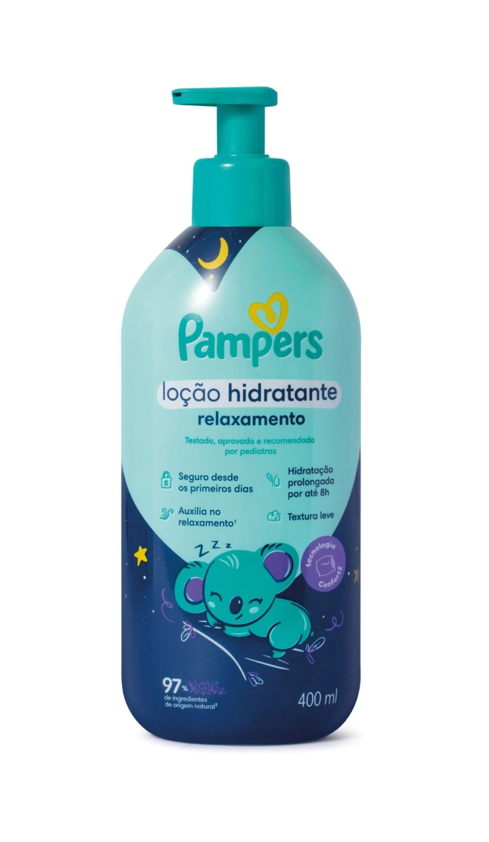 Loção Hidratante Pampers Relaxamento 400ml Pump — Pampers | Farmácia Resyla