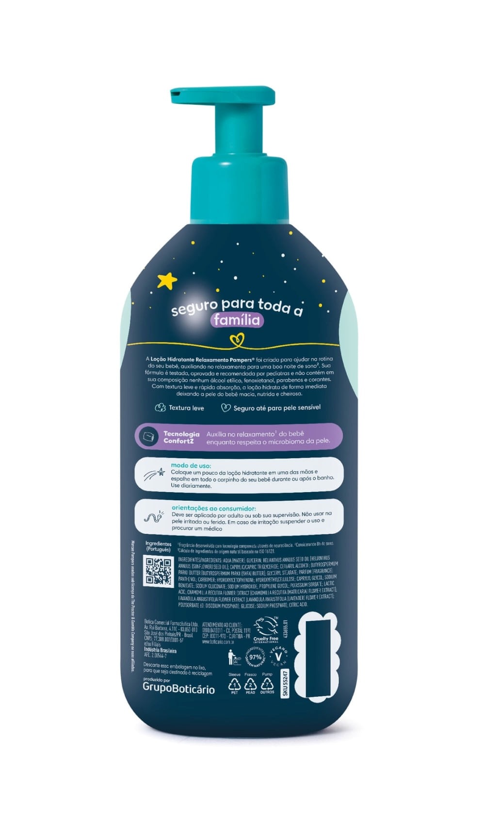 Loção Hidratante Pampers Relaxamento 400ml Pump — imagem 2 | Farmácia Resyla