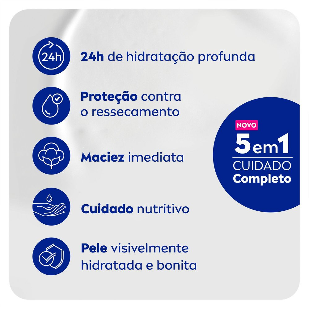 Loção Hidratante para Banho Nivea Milk Pele Seca 250ml — imagem 4 | Farmácia Resyla