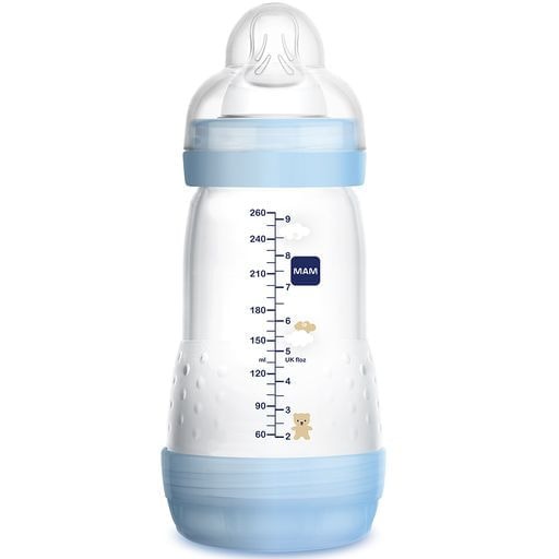 Mamadeira MAM Easy Start Anticólica +2 meses Azul 260ml 1 Unidade — imagem 2 | Farmácia Resyla