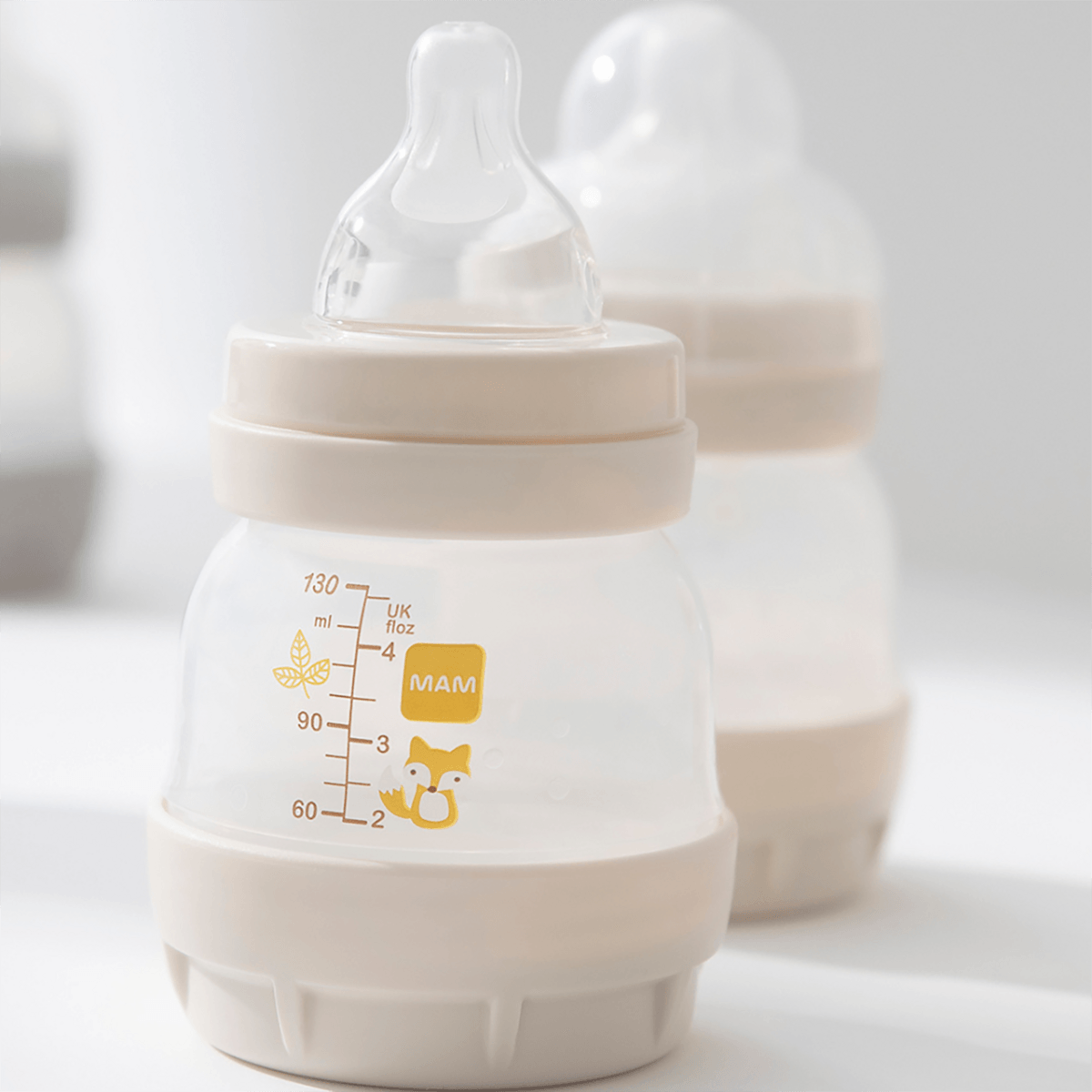 Mamadeira MAM Easy Start Anticólica Bico de Silicone de 0 a 6 meses Azul 130ml 1 Unidade — imagem 4 | Farmácia Resyla