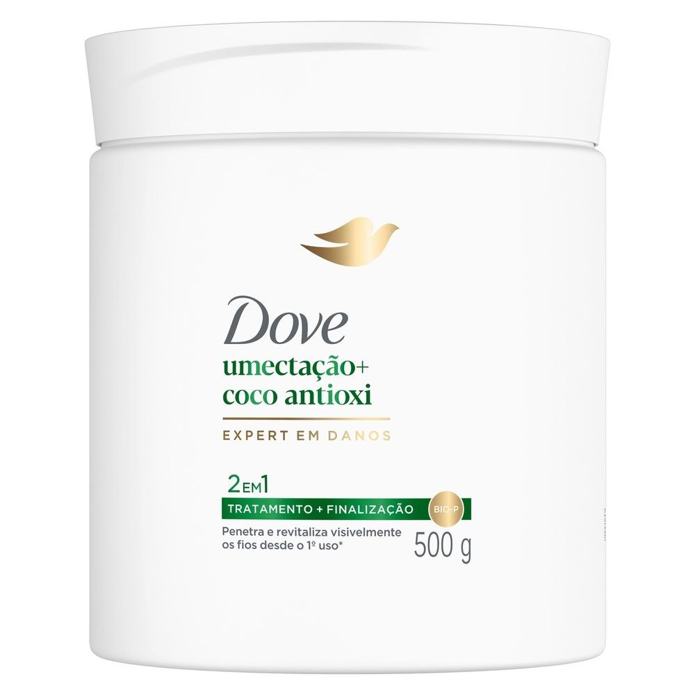 Máscara Capilar Dove 2 em 1 Umectação + Coco Antioxi 500g — imagem 2 | Farmácia Resyla