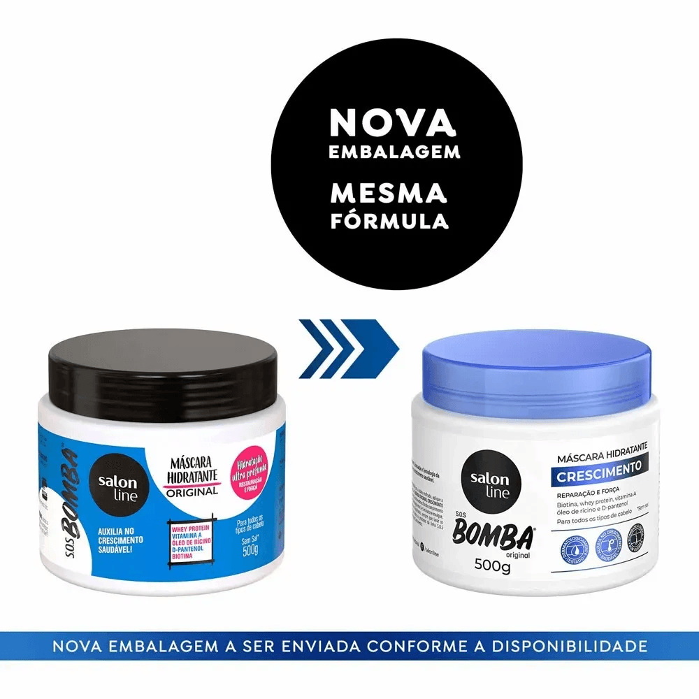 Máscara Capilar Salon Line SOS Bomba Original 500g — imagem 3 | Farmácia Resyla