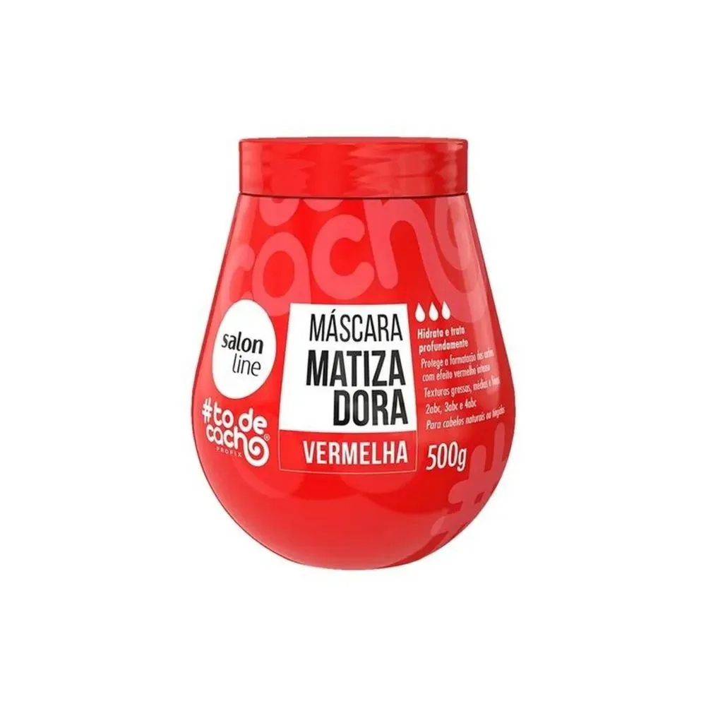 Máscara Capilar Salon Line #todecacho Maionese Matizadora Vermelha 500g — Salon Line | Farmácia Resyla