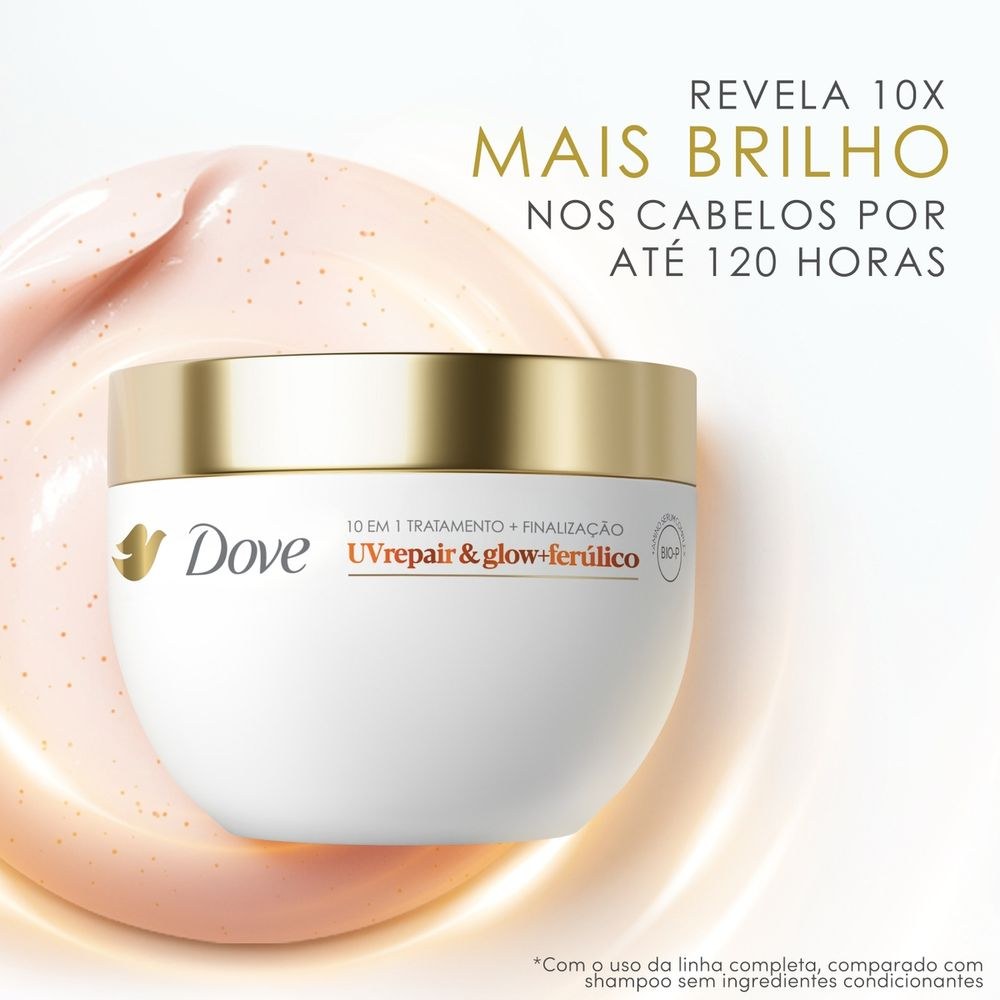Máscara De Resgate Intenso Dove 10 Em 1 10% Sérum Ferúlico Uv Repair Glow + Ferúlico 250g — imagem 4 | Farmácia Resyla