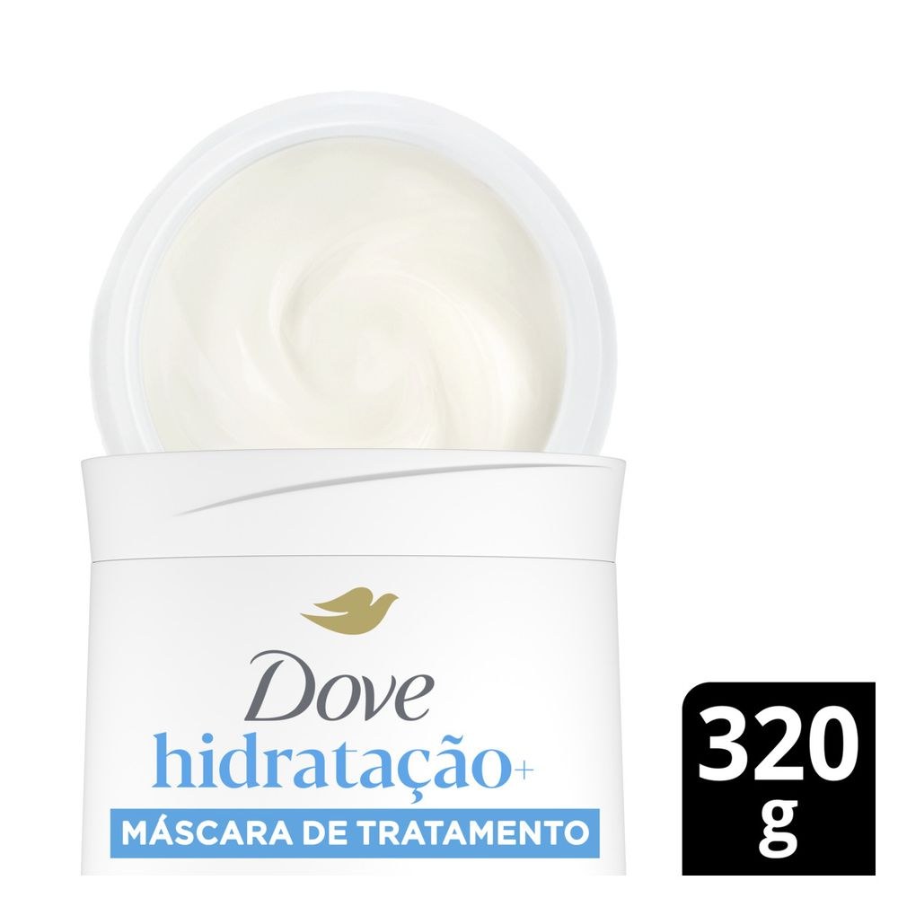 Máscara De Tratamento Capilar Dove Hidratação + Hialuron-Vit 320g — Dove | Farmácia Resyla