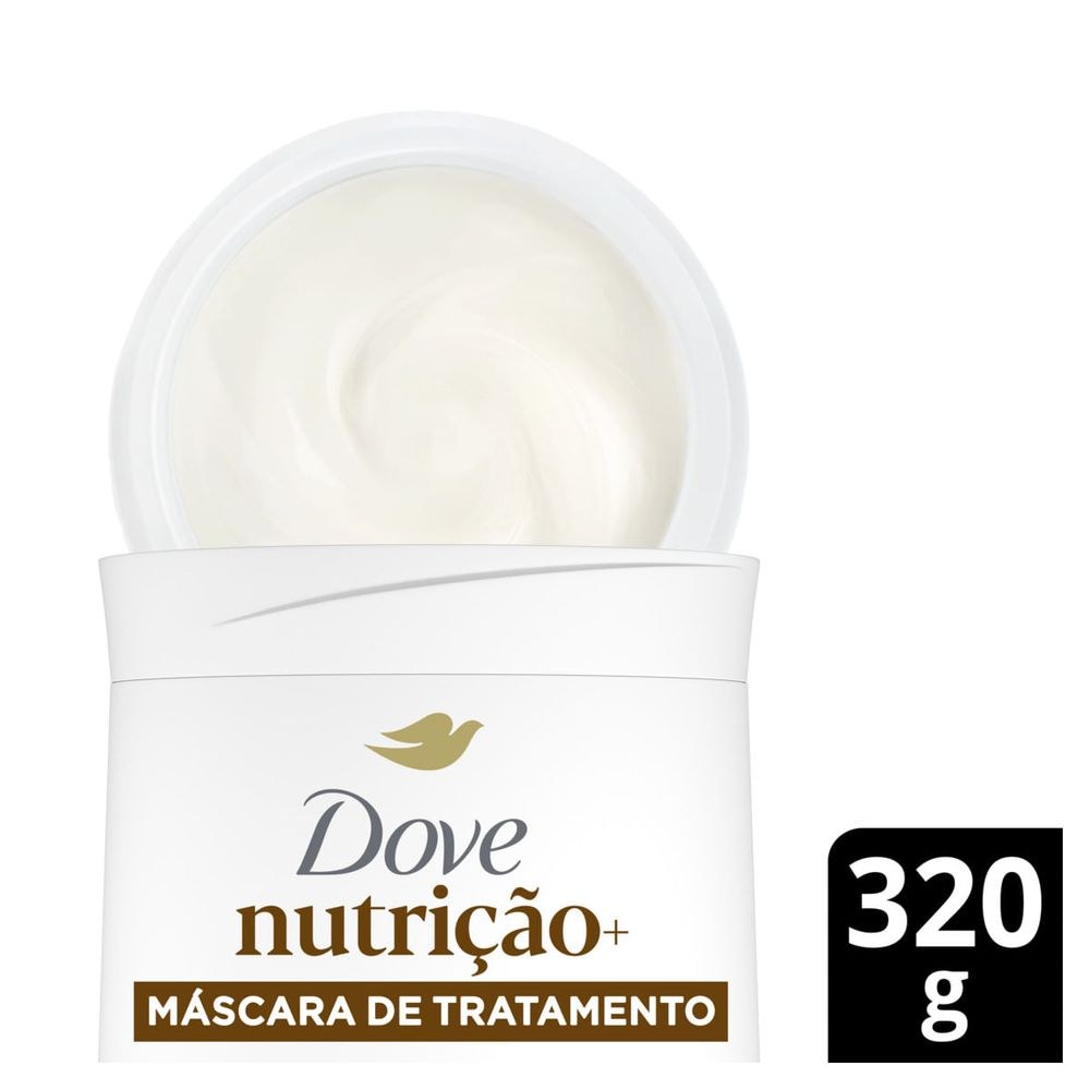 Máscara De Tratamento Capilar Dove Nutrição + Tri-Óleos 320g — Dove | Farmácia Resyla
