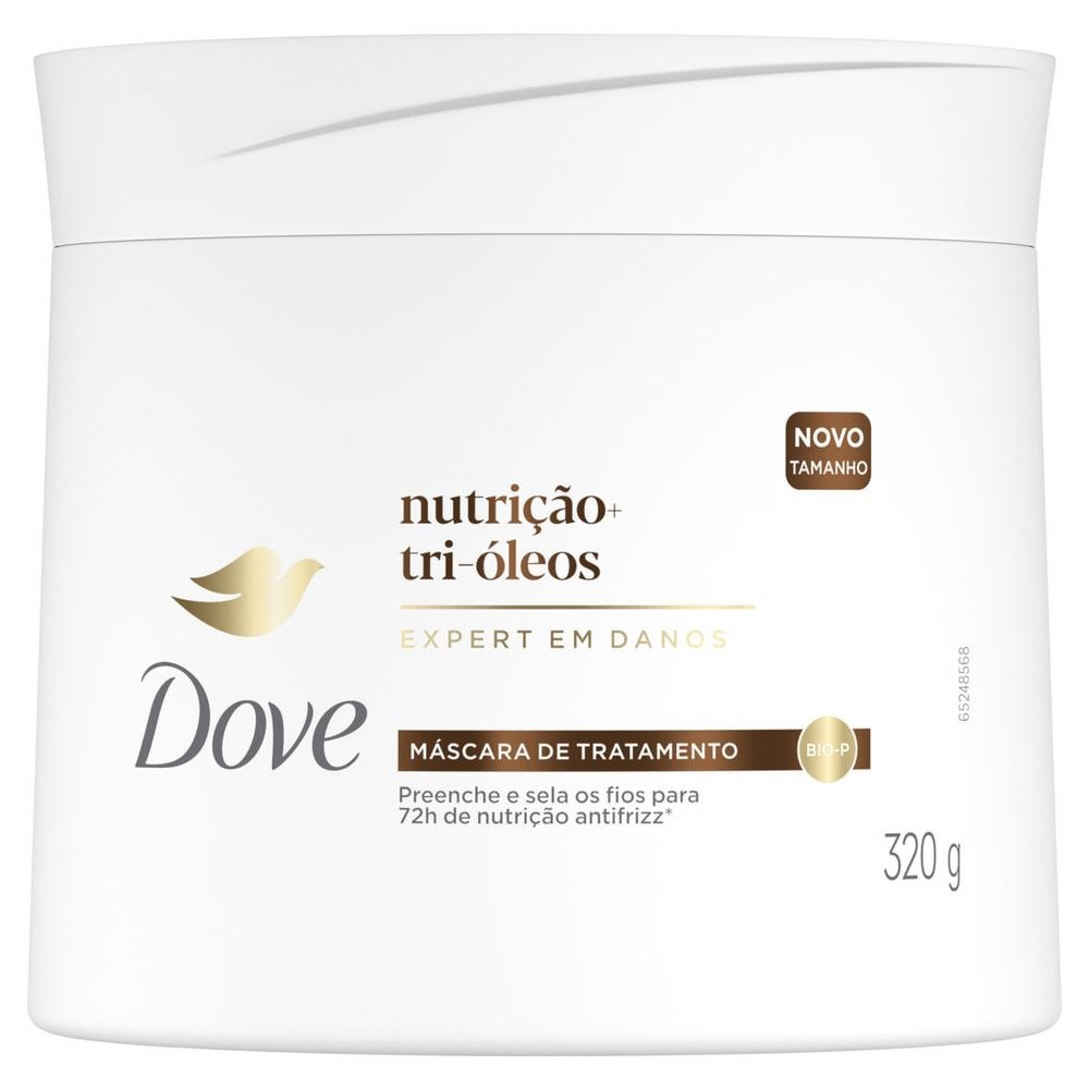 Máscara De Tratamento Capilar Dove Nutrição + Tri-Óleos 320g — imagem 2 | Farmácia Resyla