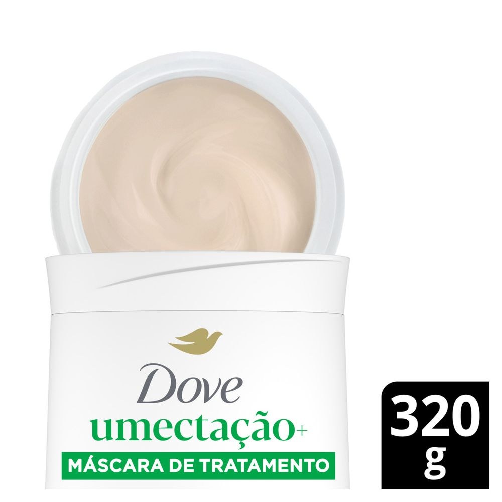 Máscara De Tratamento Capilar Dove Umectação + Coco Antioxi 320g — Dove | Farmácia Resyla
