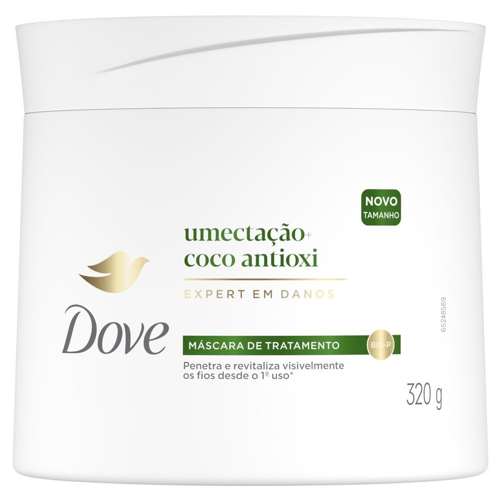 Máscara De Tratamento Capilar Dove Umectação + Coco Antioxi 320g — imagem 2 | Farmácia Resyla