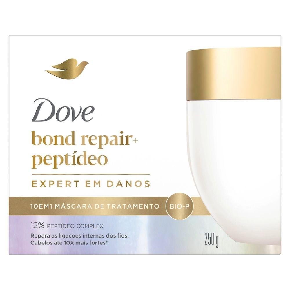 Máscara de Tratamento Dove Bond Repair + Peptídeo 10 em 1 250g — imagem 2 | Farmácia Resyla
