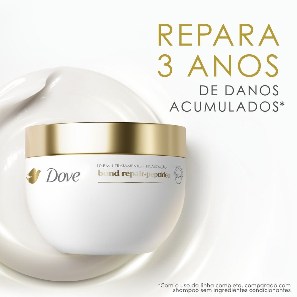 Máscara de Tratamento Dove Bond Repair + Peptídeo 10 em 1 250g — imagem 4 | Farmácia Resyla