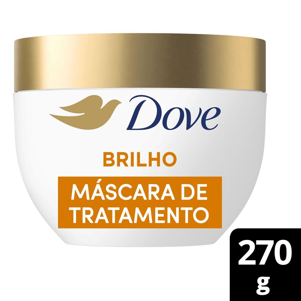 Máscara de Tratamento Dove Brilho + Óleo Micelar 10 em 1 270g — Dove | Farmácia Resyla