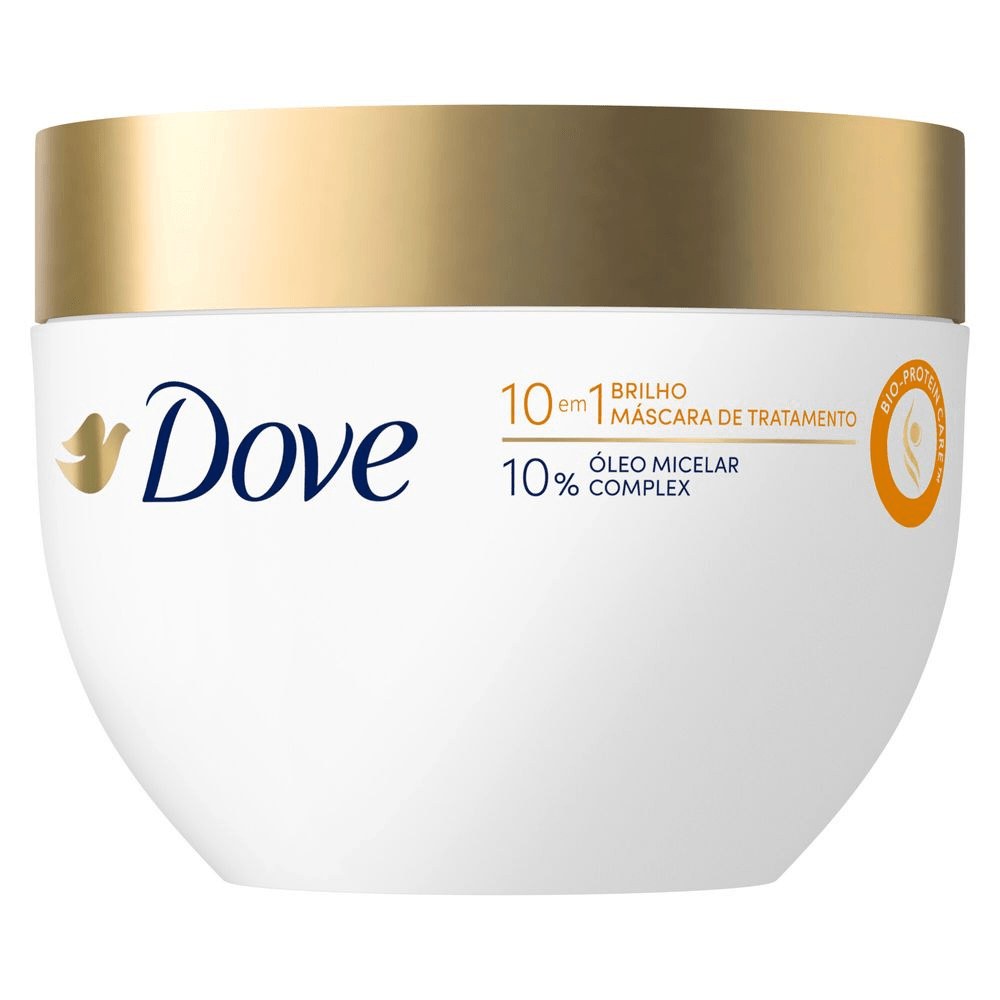 Máscara de Tratamento Dove Brilho + Óleo Micelar 10 em 1 270g — imagem 2 | Farmácia Resyla