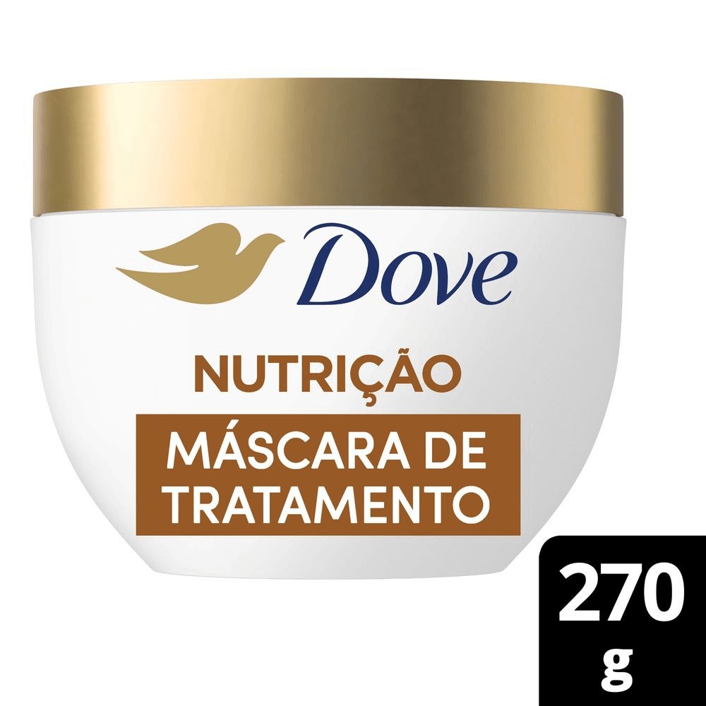 Máscara de Tratamento Dove Nutrição + Fusão de Óleos 10 em 1 270g — Dove | Farmácia Resyla