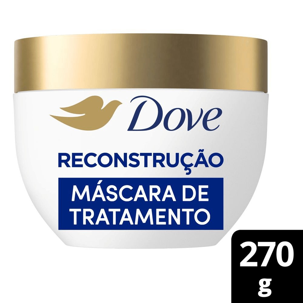 Máscara de Tratamento Dove Reconstrução + Aminoácidos 10 em 1 270g — Dove | Farmácia Resyla