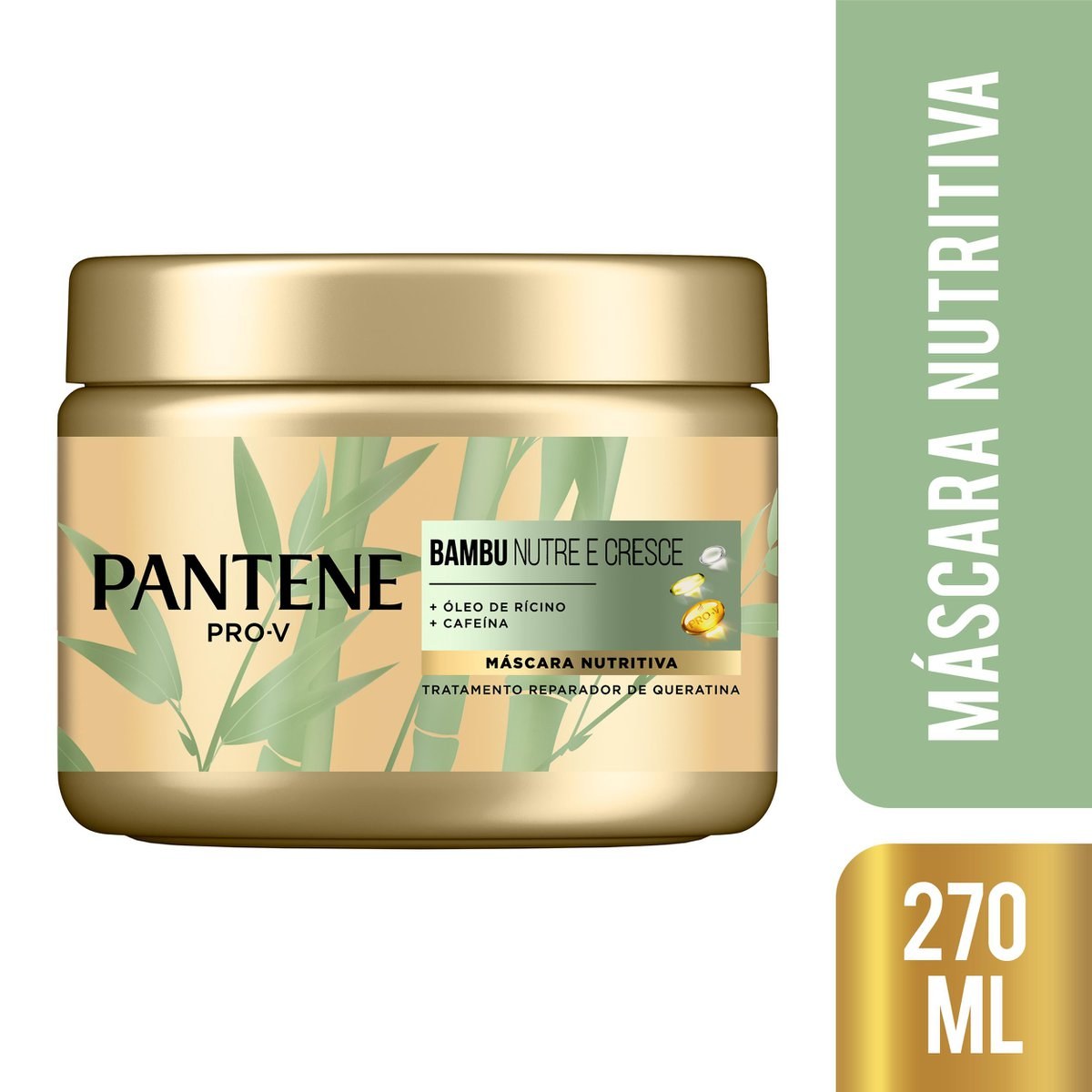 Máscara de Tratamento Pantene Pro-V Bambu Nutre & Cresce 270ml — Pantene | Farmácia Resyla