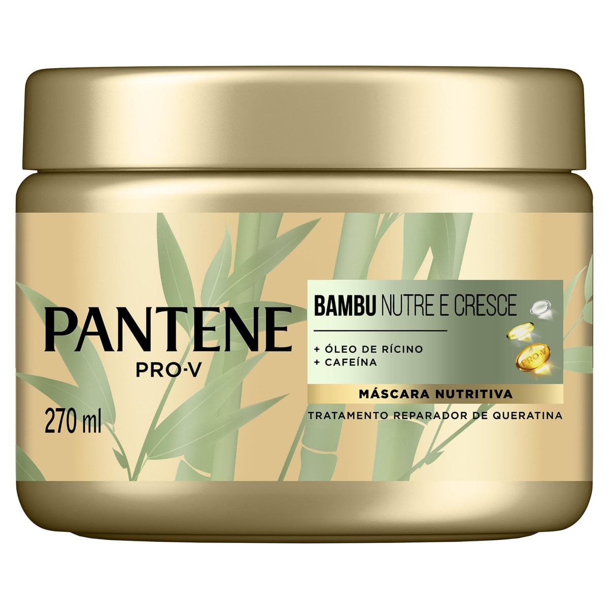 Máscara de Tratamento Pantene Pro-V Bambu Nutre & Cresce 270ml — imagem 2 | Farmácia Resyla