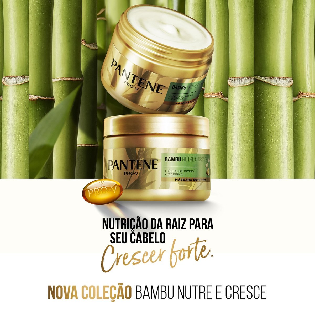 Máscara de Tratamento Pantene Pro-V Bambu Nutre & Cresce 270ml — imagem 4 | Farmácia Resyla