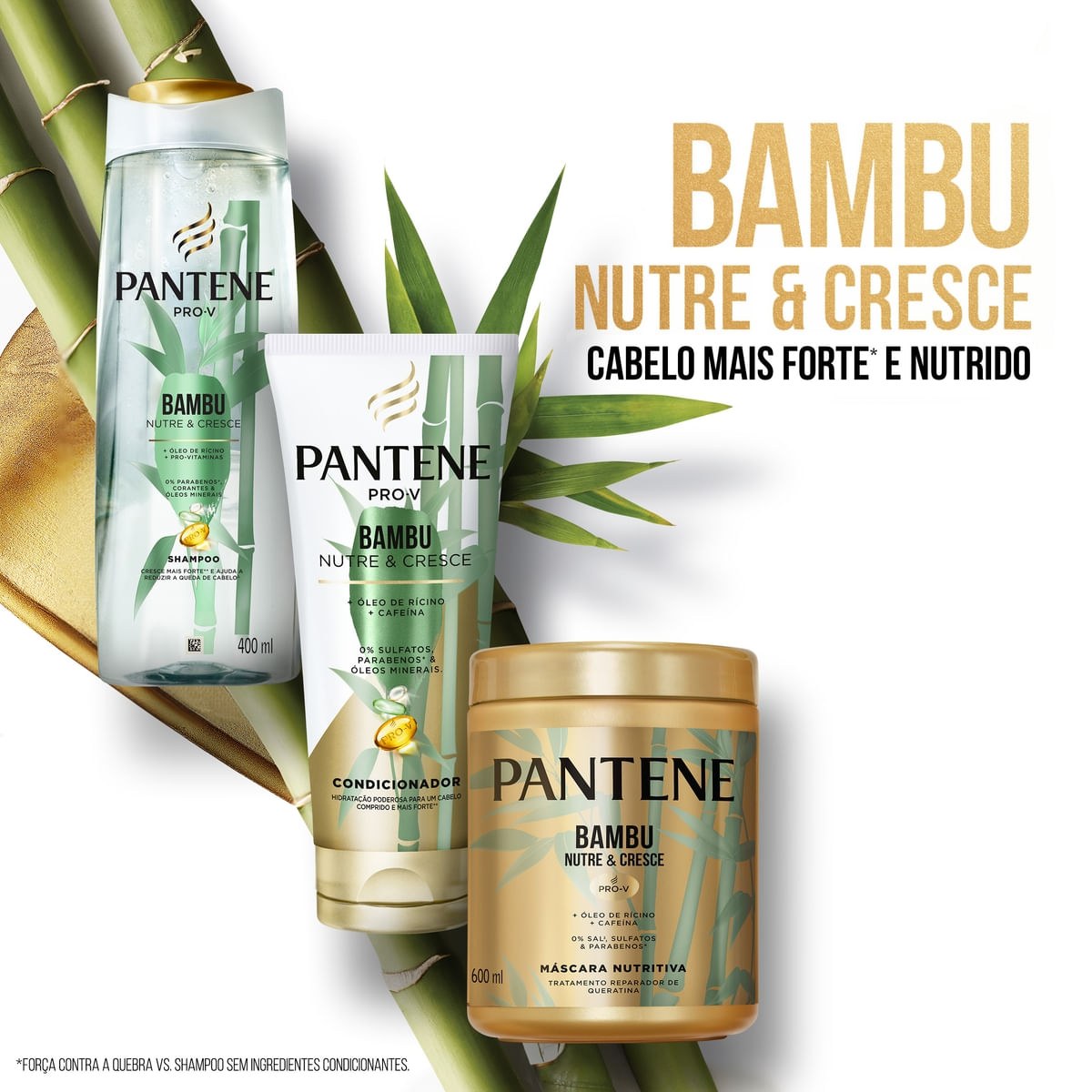 Máscara de Tratamento Pantene Pro-V Bambu Nutre & Cresce 600ml — imagem 4 | Farmácia Resyla