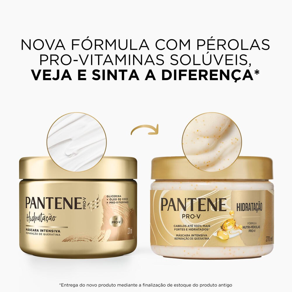 Máscara de Tratamento Pantene Pro-V Hidratação Intensiva 270ml — imagem 2 | Farmácia Resyla