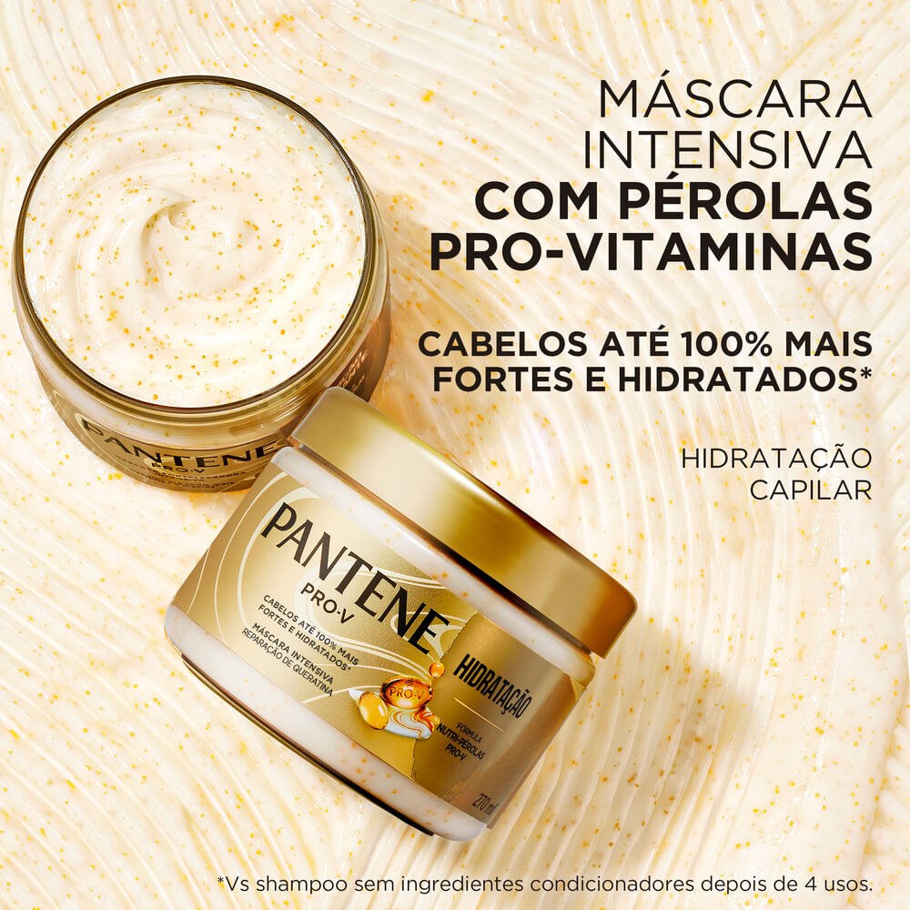 Máscara de Tratamento Pantene Pro-V Hidratação Intensiva 270ml — imagem 3 | Farmácia Resyla