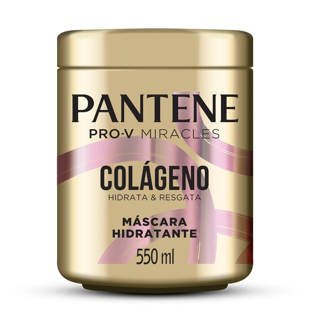 Máscara de Tratamento Pantene Pro-V Miracles Colágeno Hidrata & Resgata 550ml — Pantene | Farmácia Resyla