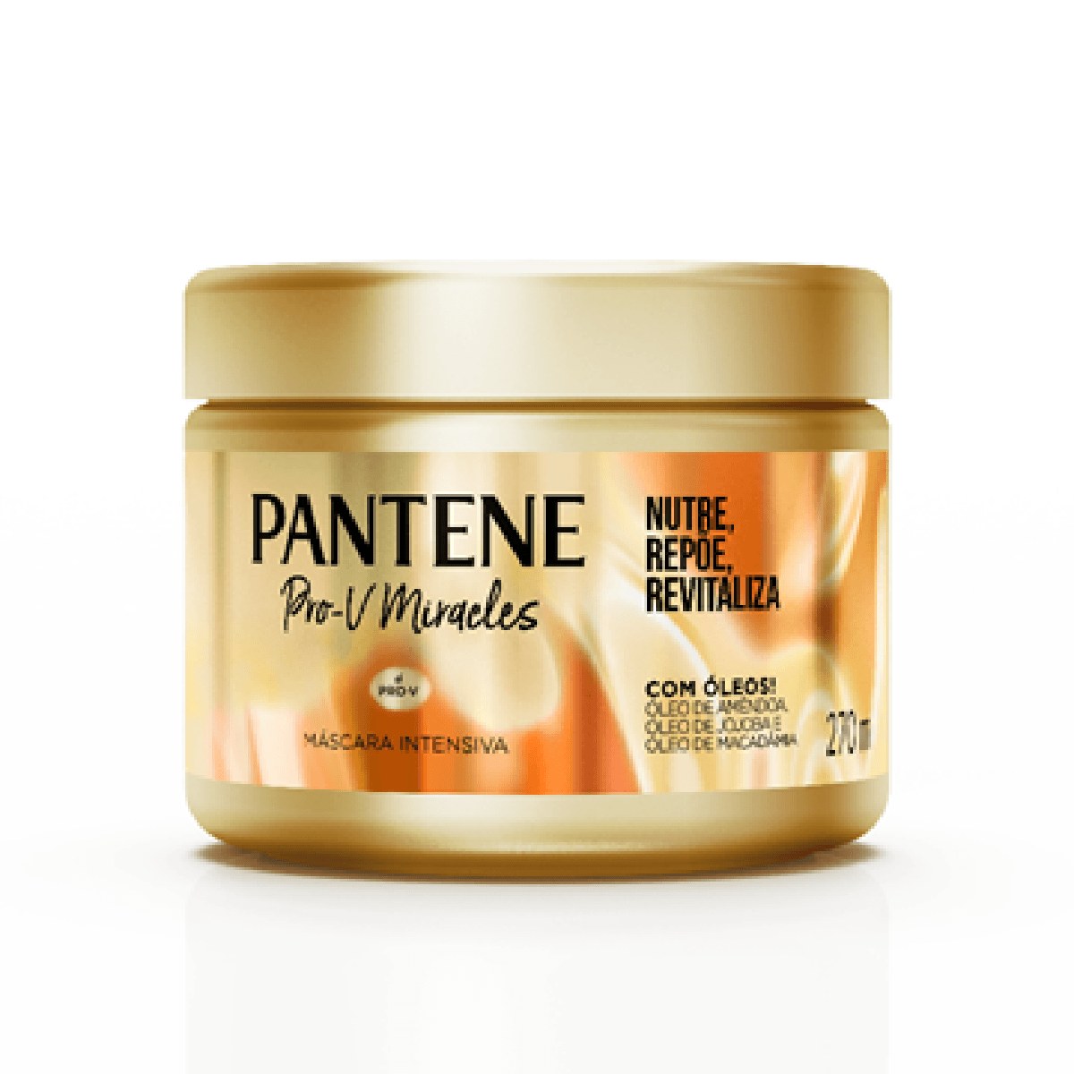 Máscara de Tratamento Pantene Pro-V Miracles Nutre, Repõe & Revitaliza 270ml — Pantene | Farmácia Resyla