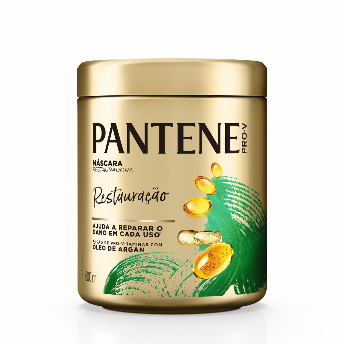 Máscara de Tratamento Pantene Pro-V Restauração Óleo de Argan 600ml — Pantene | Farmácia Resyla