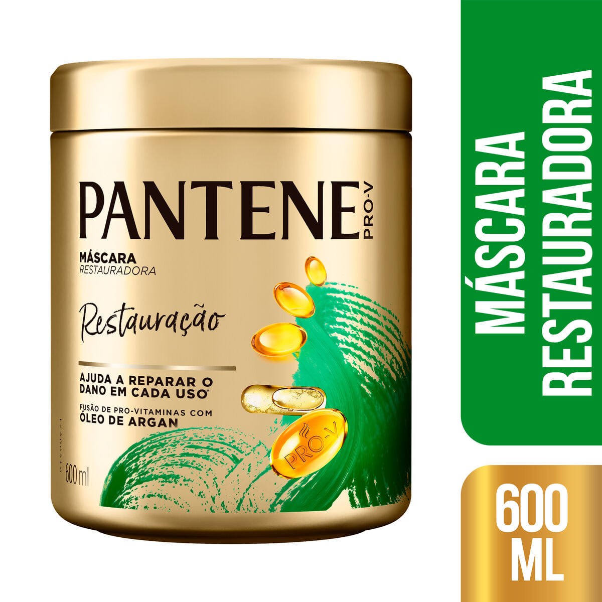 Máscara de Tratamento Pantene Pro-V Restauração Óleo de Argan 600ml — imagem 2 | Farmácia Resyla