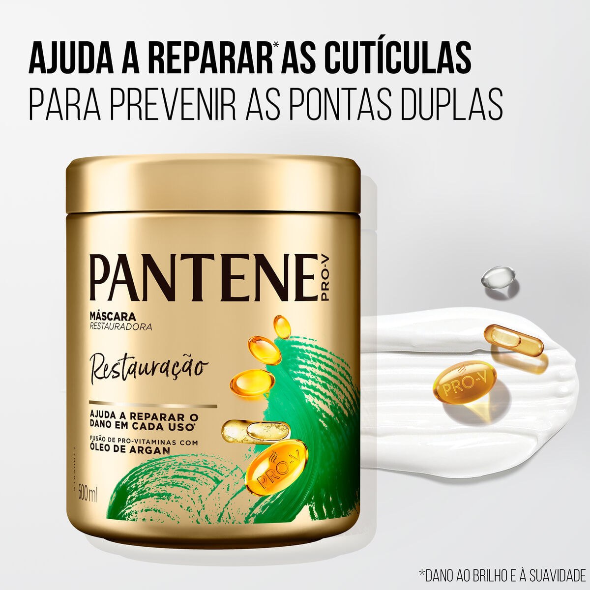 Máscara de Tratamento Pantene Pro-V Restauração Óleo de Argan 600ml — imagem 3 | Farmácia Resyla