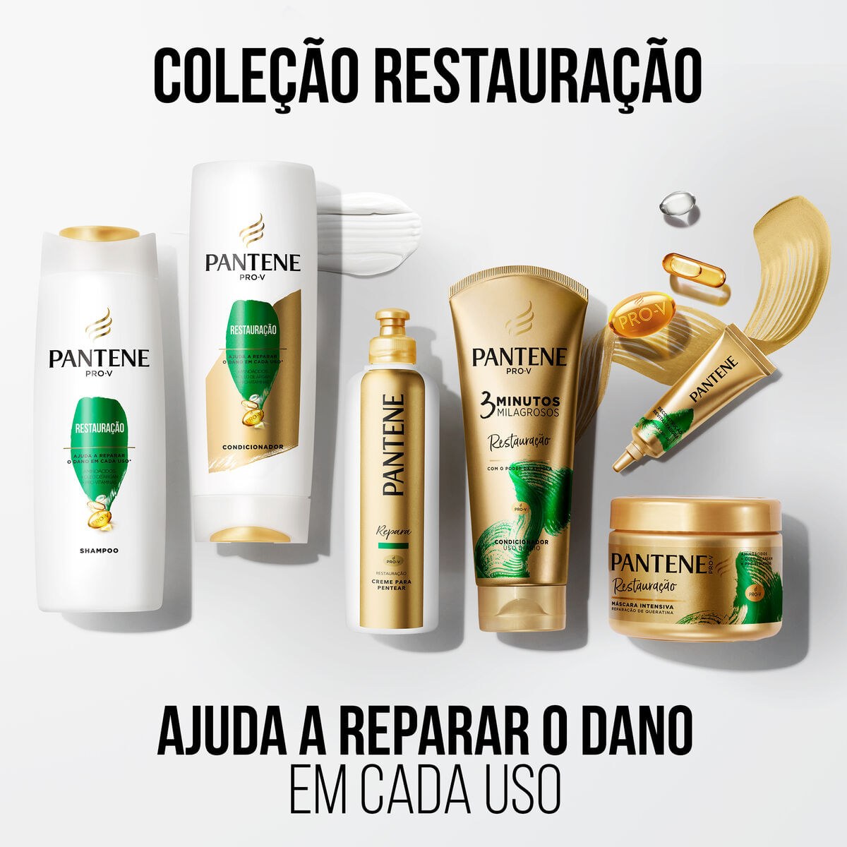 Máscara de Tratamento Pantene Pro-V Restauração Óleo de Argan 600ml — imagem 4 | Farmácia Resyla