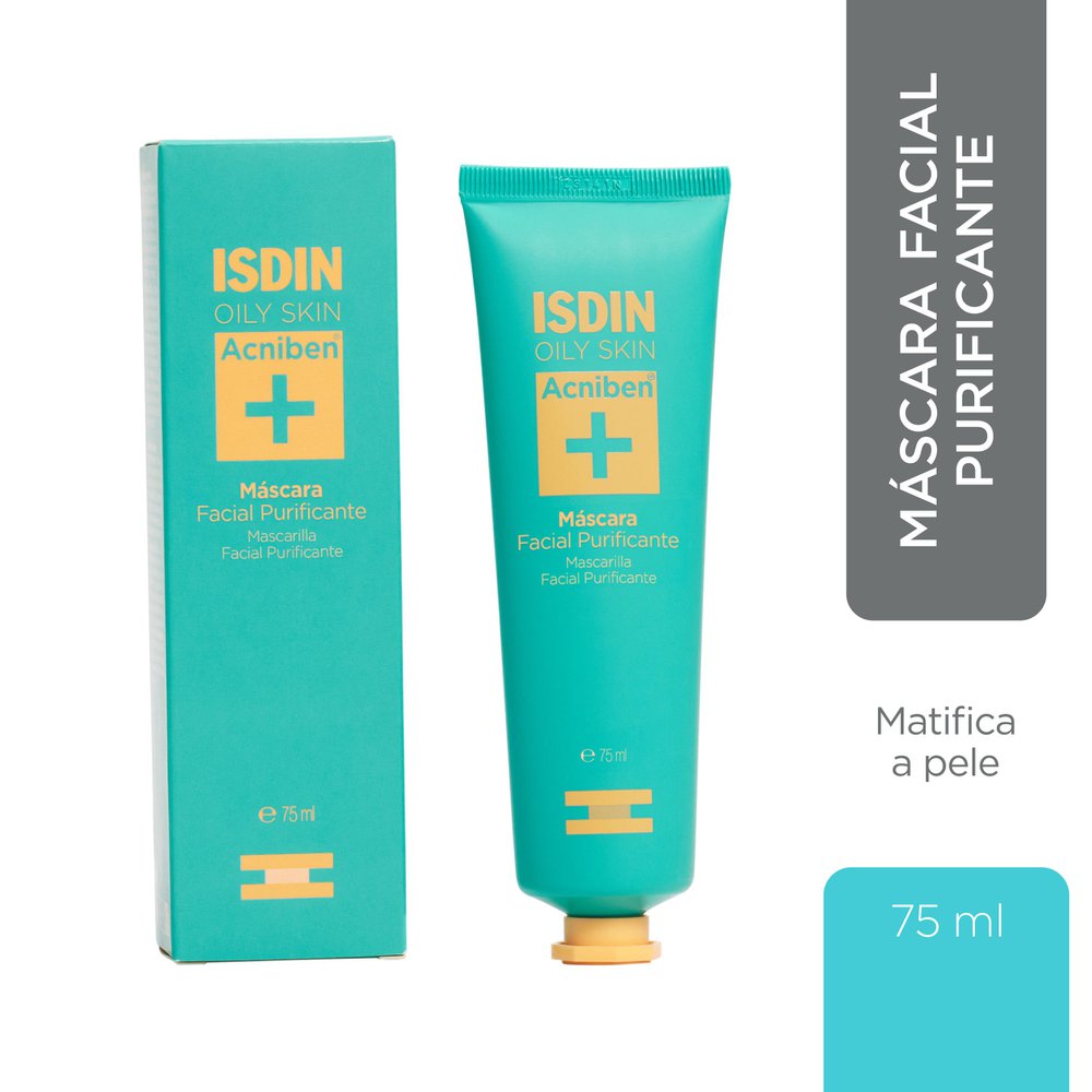 Máscara Facial ISDIN Acniben Oily Skin Purificante 75ml — imagem 2 | Farmácia Resyla