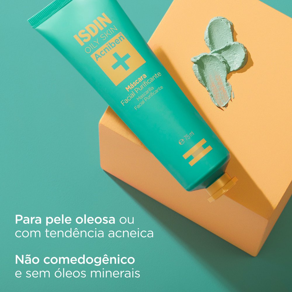 Máscara Facial ISDIN Acniben Oily Skin Purificante 75ml — imagem 4 | Farmácia Resyla