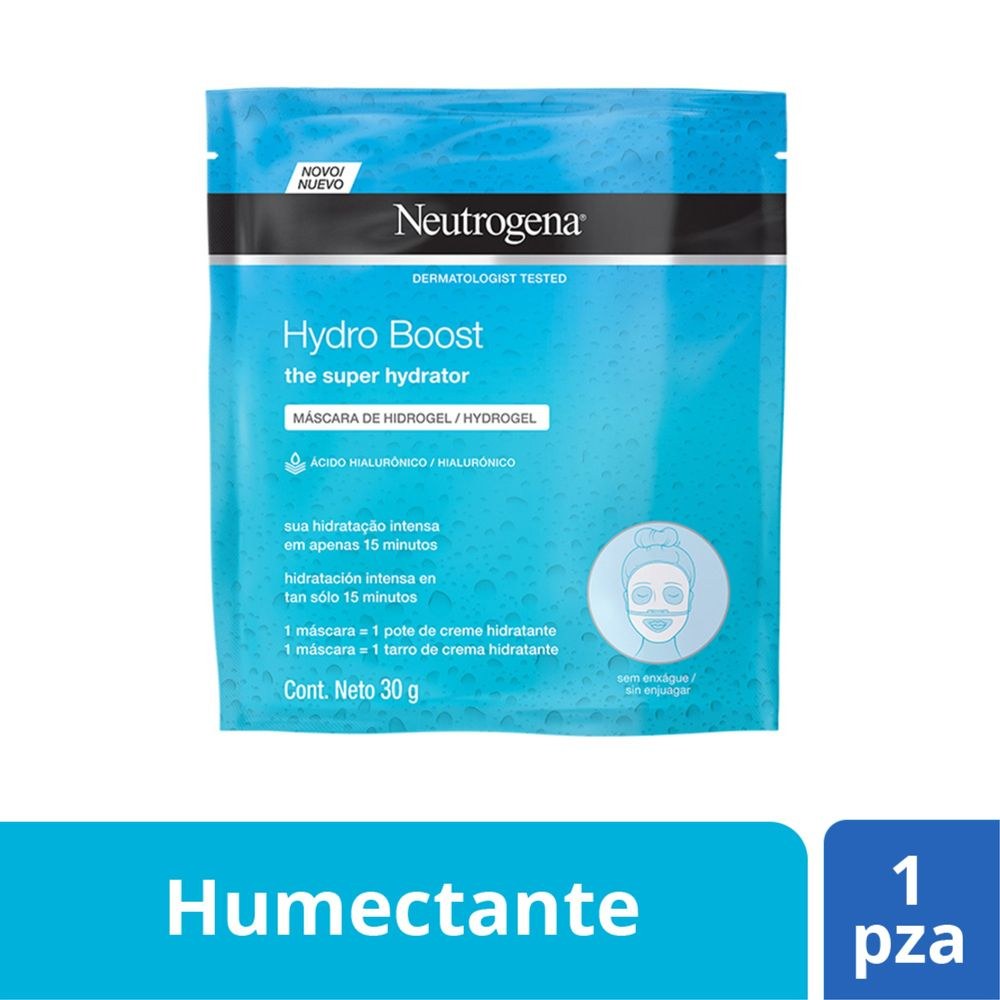 Máscara Facial Neutrogena Hydro Boost de Hidrogel com Ácido Hialurônico 30g — imagem 2 | Farmácia Resyla