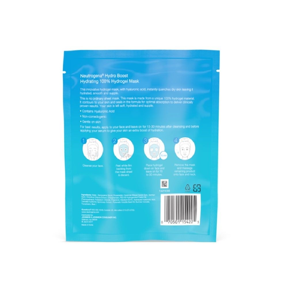 Máscara Facial Neutrogena Hydro Boost de Hidrogel com Ácido Hialurônico 30g — imagem 3 | Farmácia Resyla