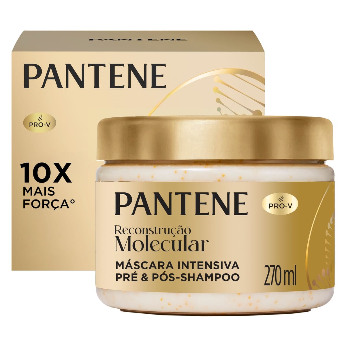 Máscara Intensiva Pantene Reconstrução Molecular 270ml — Pantene | Farmácia Resyla