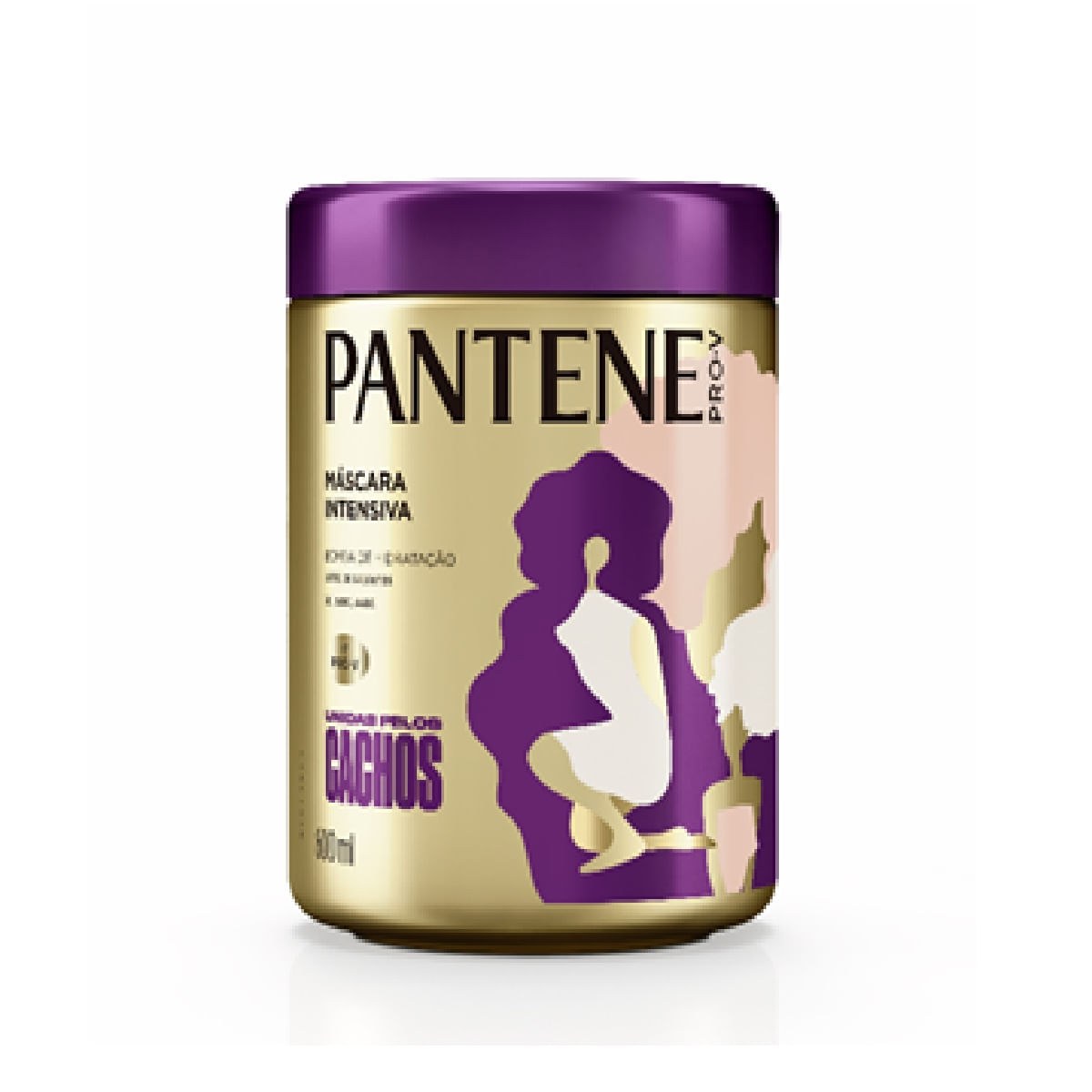 MÁSCARA INTENSIVA PANTENE UNIDAS PELOS CACHOS 600ML — Pantene | Farmácia Resyla