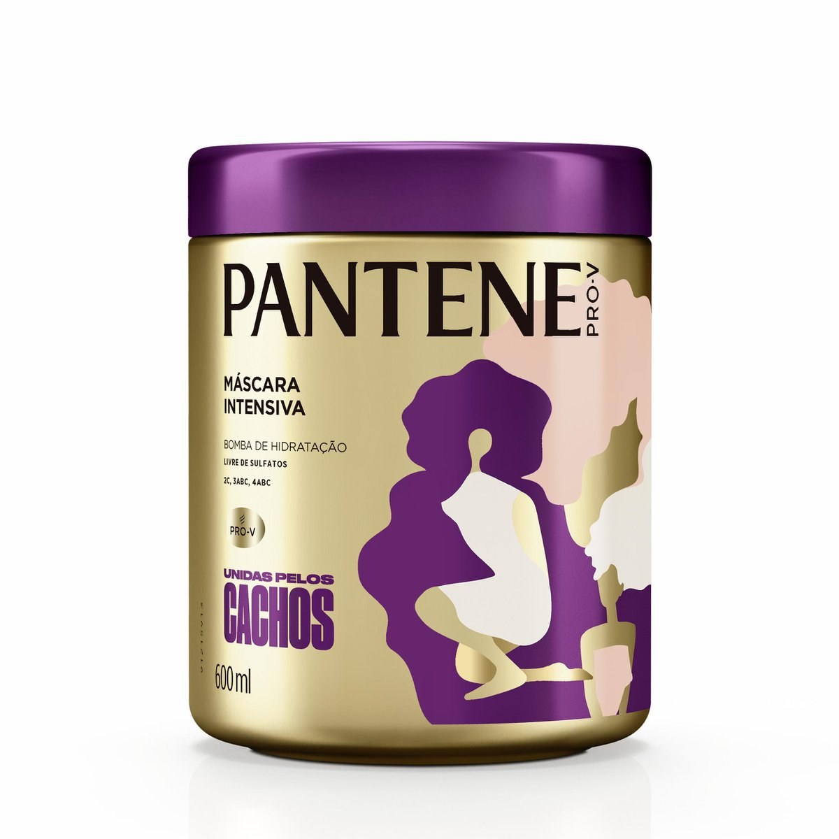 MÁSCARA INTENSIVA PANTENE UNIDAS PELOS CACHOS 600ML — imagem 3 | Farmácia Resyla
