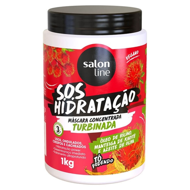 Máscara S.O.S Hidratação Turbinada NV3 Salon Line 1Kg — Salon Line | Farmácia Resyla