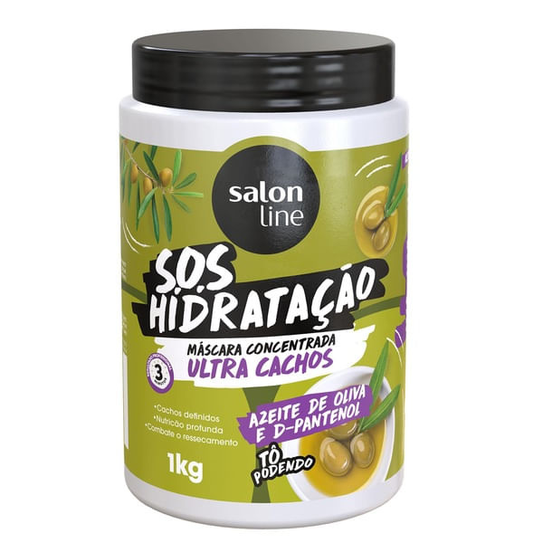 Máscara Salon Line SOS Ultra Cachos Nv3 1kg — Salon Line | Farmácia Resyla